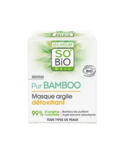 Masque Argile Détoxifiant au Bambou Bio -50ml- So’Bio étic